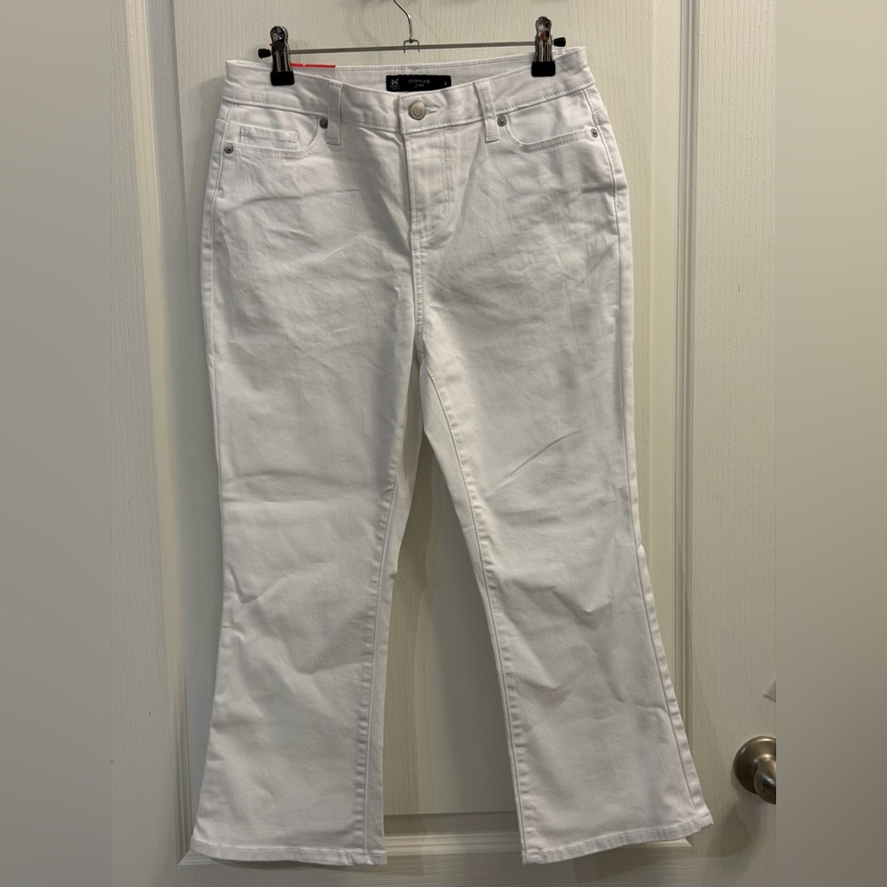 Member’s Mark White Crop Flare Jeans Size 2 NWT